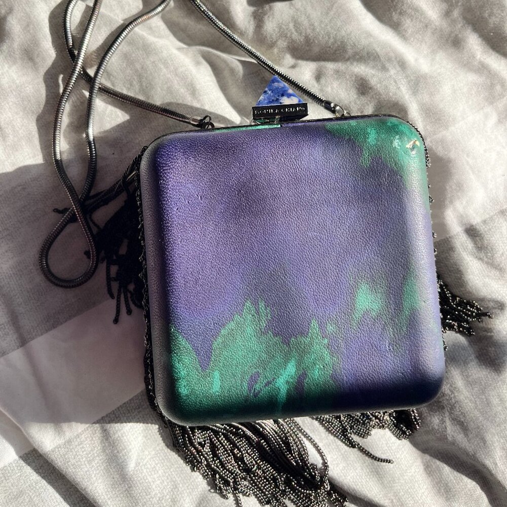Monika Chiang Tie Dye Evening Bag/Clutch/Purse/Crossbody
